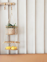 Jhuri Double Hanging Basket by KORISSA - Vysn