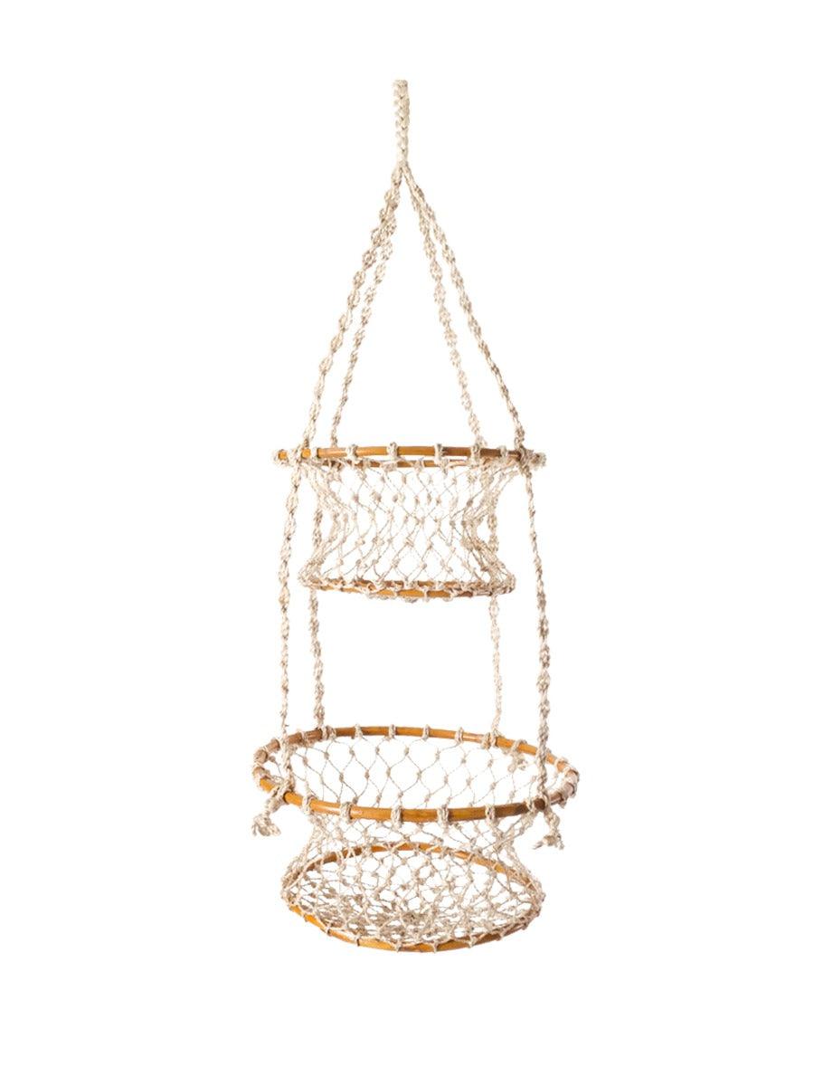 Jhuri Double Hanging Basket by KORISSA - Vysn