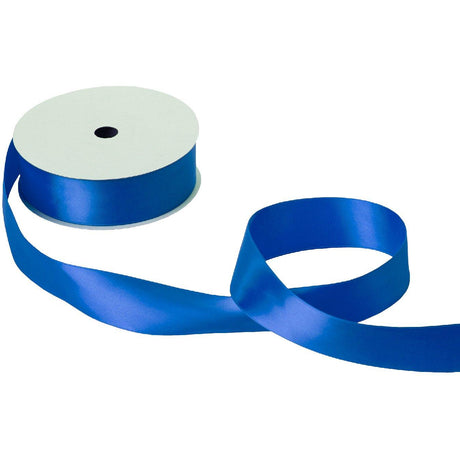 Jillson & Roberts Double-Faced Satin Ribbon, 1 1/2" Wide x 50 Yards, Royal by Present Paper - Vysn