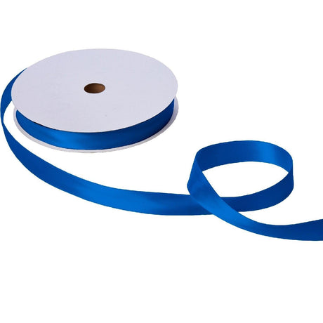 Jillson & Roberts Double-Faced Satin Ribbon, 1" Wide x 100 Yards, Royal by Present Paper - Vysn