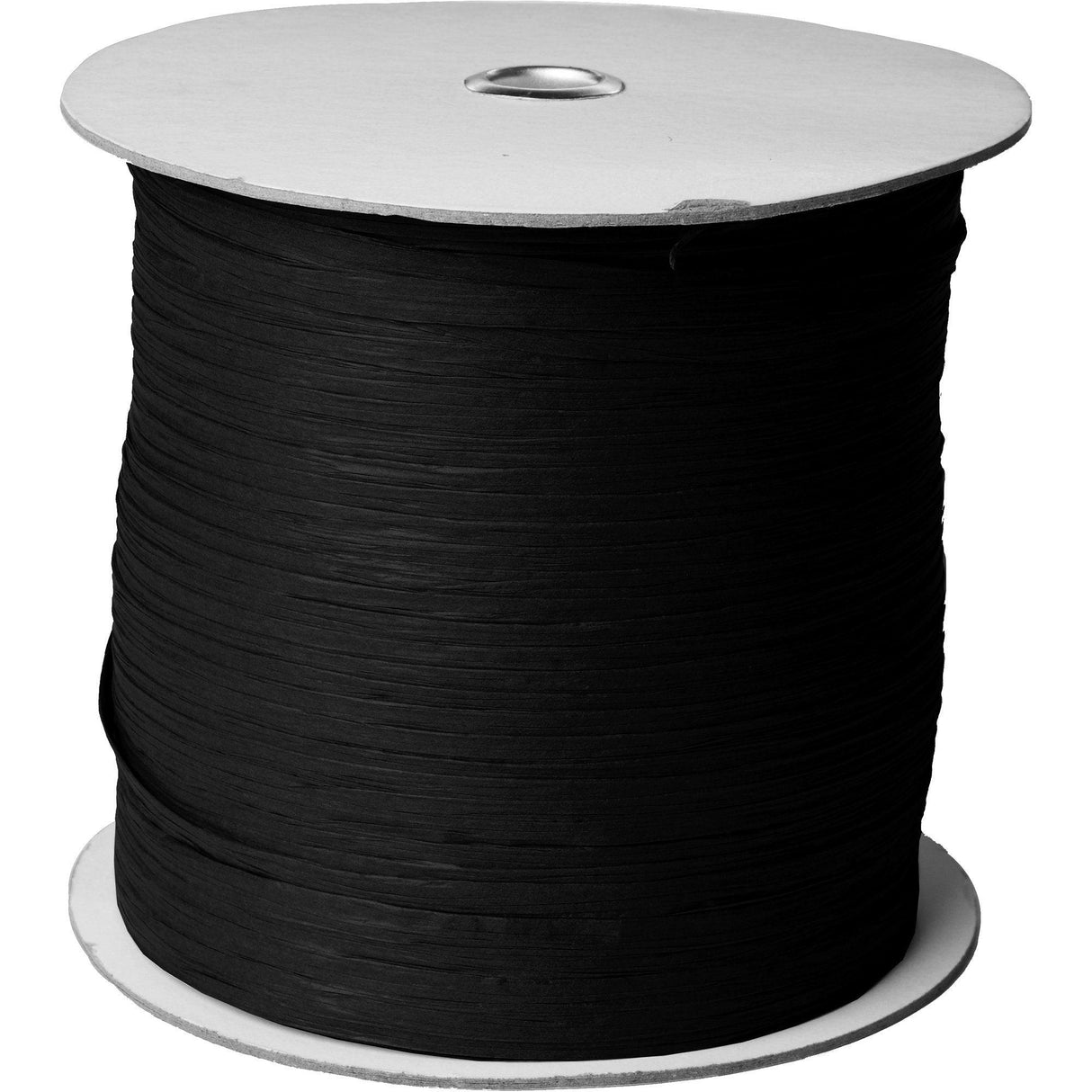 Jillson & Roberts Paper Raffia Ribbon, 1/4" Wide x 1000 Yards, Black by Present Paper - Vysn