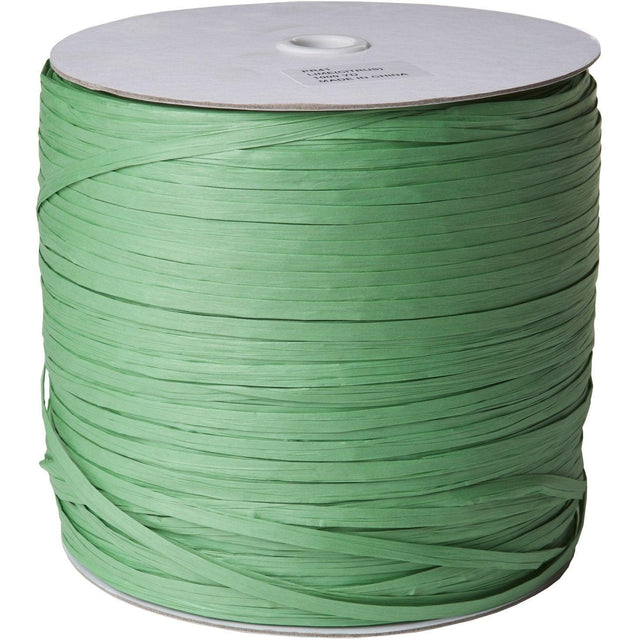 Jillson & Roberts Paper Raffia Ribbon, 1/4" Wide x 1000 Yards, Lime by Present Paper - Vysn