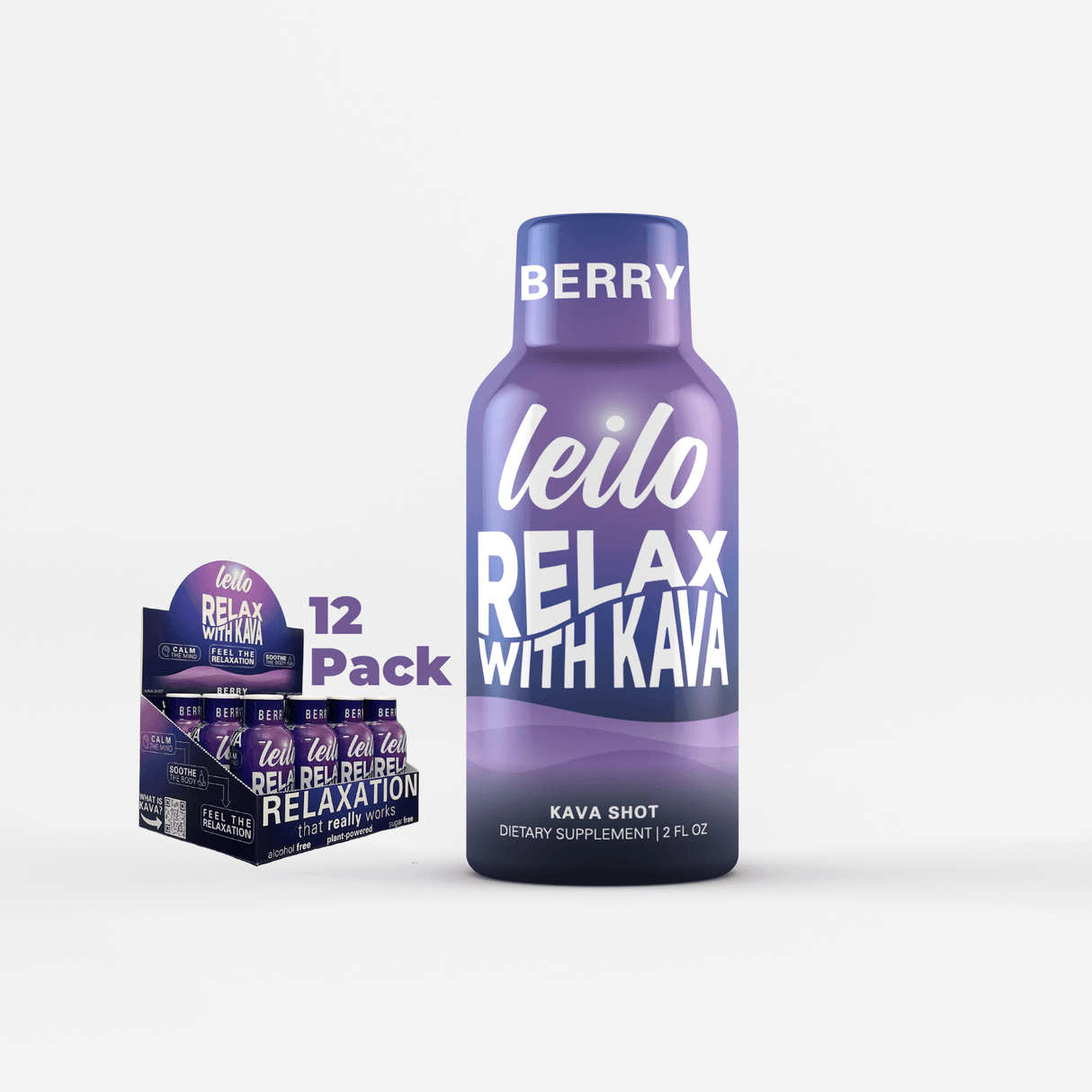 Kava Relax Shot (12-Pack) by Leilo - Vysn