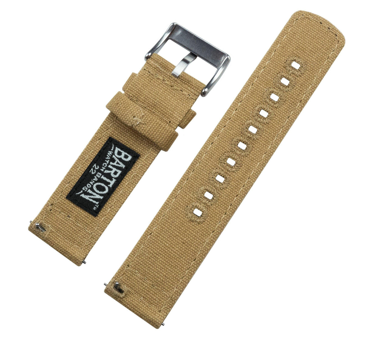 Khaki | Crafted Canvas by Barton Watch Bands - Vysn