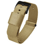 Khaki Tan | Elite Nylon NATO® Style by Barton Watch Bands - Vysn