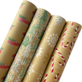 Kraft Wrapping Paper Roll Bundle by Present Paper - Vysn