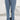 Land of Nostalgia High Waist Bell Bottom Streetwear Women's Stacked Flare Vintage Denim Trousers Jeans by Land of Nostalgia - Vysn