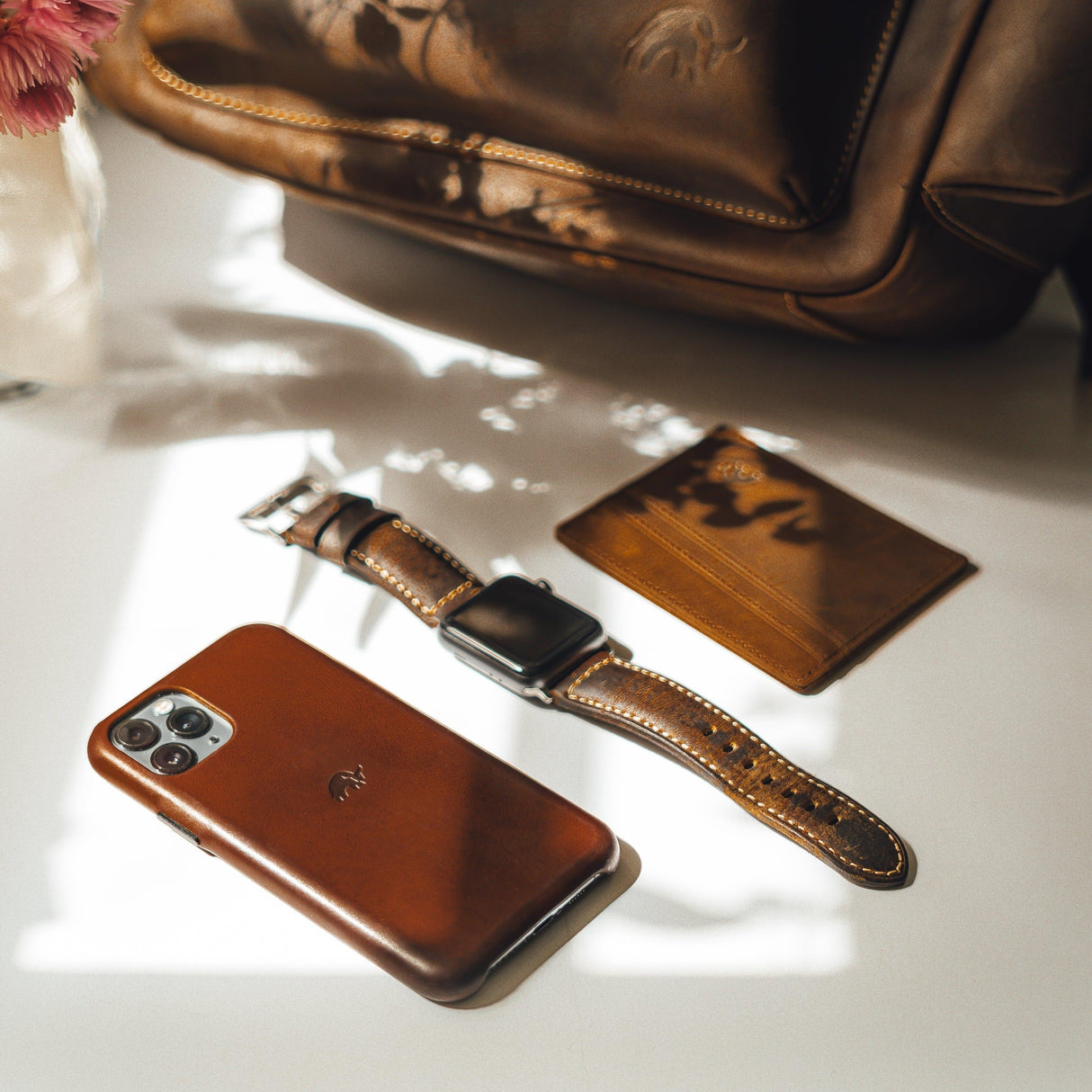 Leather Apple Watch Strap - Terra by Bullstrap - Vysn