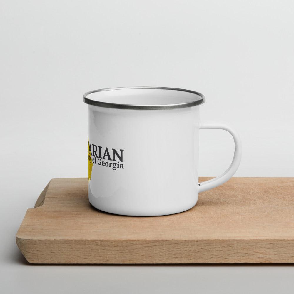 Libertarian party of Georgia Enamel Mug by Proud Libertarian - Vysn