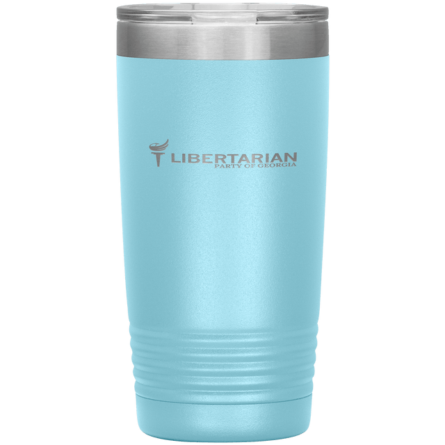 Libertarian Party of Georgia Tumbler 20oz by Proud Libertarian - Vysn