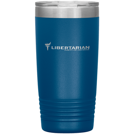 Libertarian Party of Georgia Tumbler 20oz by Proud Libertarian - Vysn