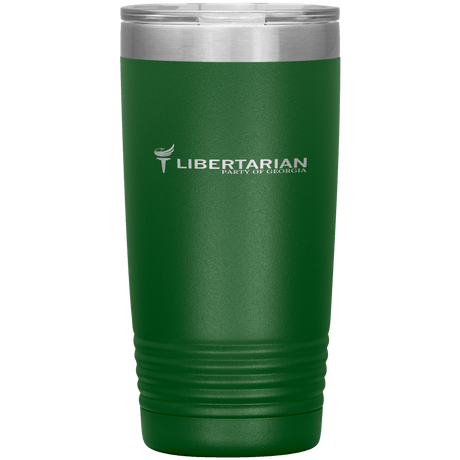 Libertarian Party of Georgia Tumbler 20oz by Proud Libertarian - Vysn