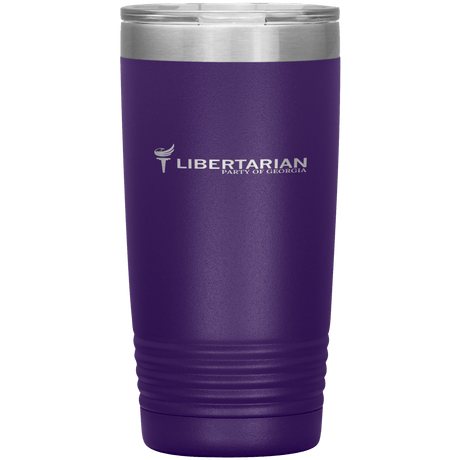 Libertarian Party of Georgia Tumbler 20oz by Proud Libertarian - Vysn