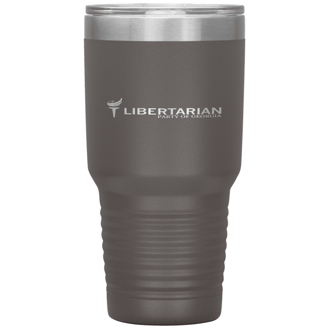 Libertarian Party of Georgia Tumbler 30oz by Proud Libertarian - Vysn