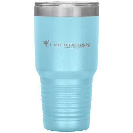 Libertarian Party of Georgia Tumbler 30oz by Proud Libertarian - Vysn