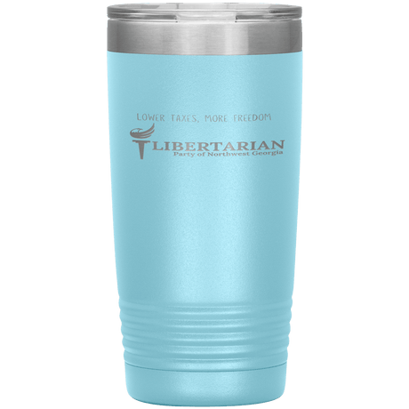 Libertarian Party of Northwest Georgia Tumbler 20oz by Proud Libertarian - Vysn