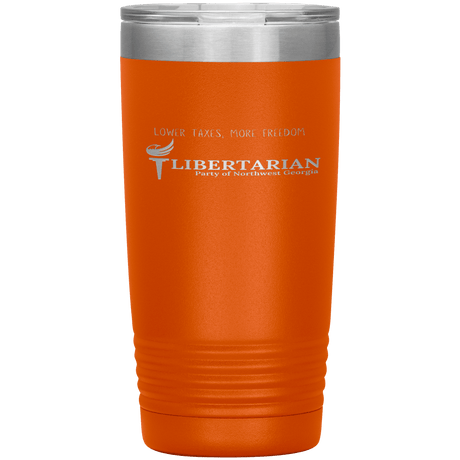 Libertarian Party of Northwest Georgia Tumbler 20oz by Proud Libertarian - Vysn