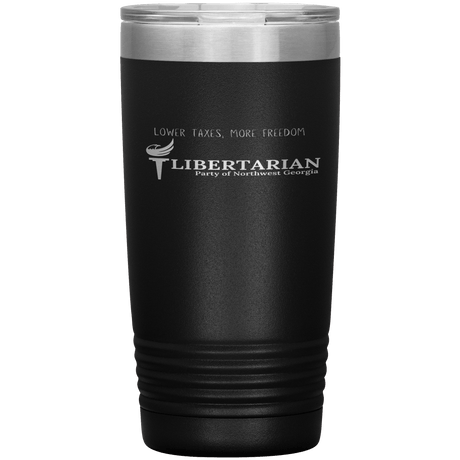 Libertarian Party of Northwest Georgia Tumbler 20oz by Proud Libertarian - Vysn