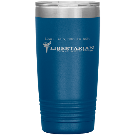 Libertarian Party of Northwest Georgia Tumbler 20oz by Proud Libertarian - Vysn