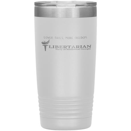 Libertarian Party of Northwest Georgia Tumbler 20oz by Proud Libertarian - Vysn