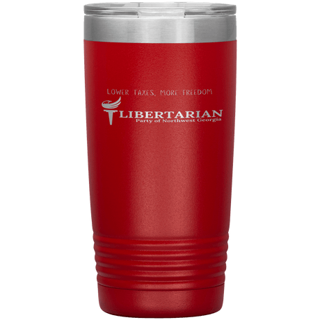 Libertarian Party of Northwest Georgia Tumbler 20oz by Proud Libertarian - Vysn