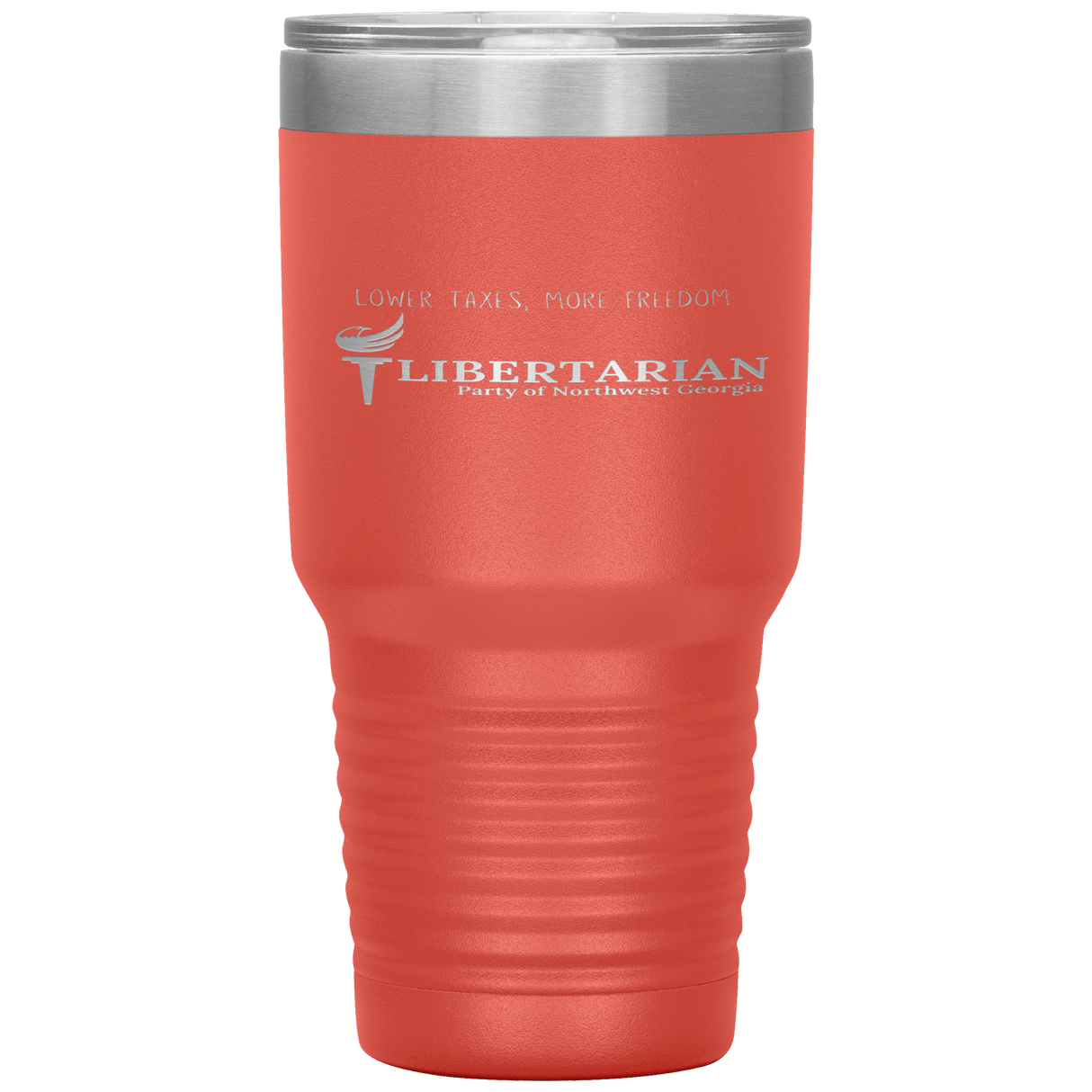 Libertarian Party of Northwest Georgia Tumbler 30oz by Proud Libertarian - Vysn