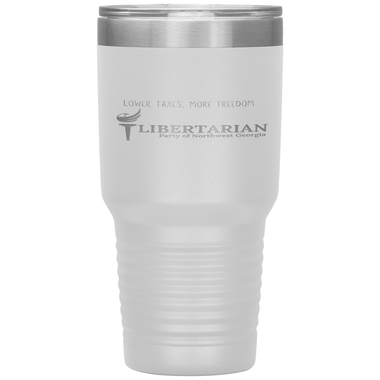 Libertarian Party of Northwest Georgia Tumbler 30oz by Proud Libertarian - Vysn