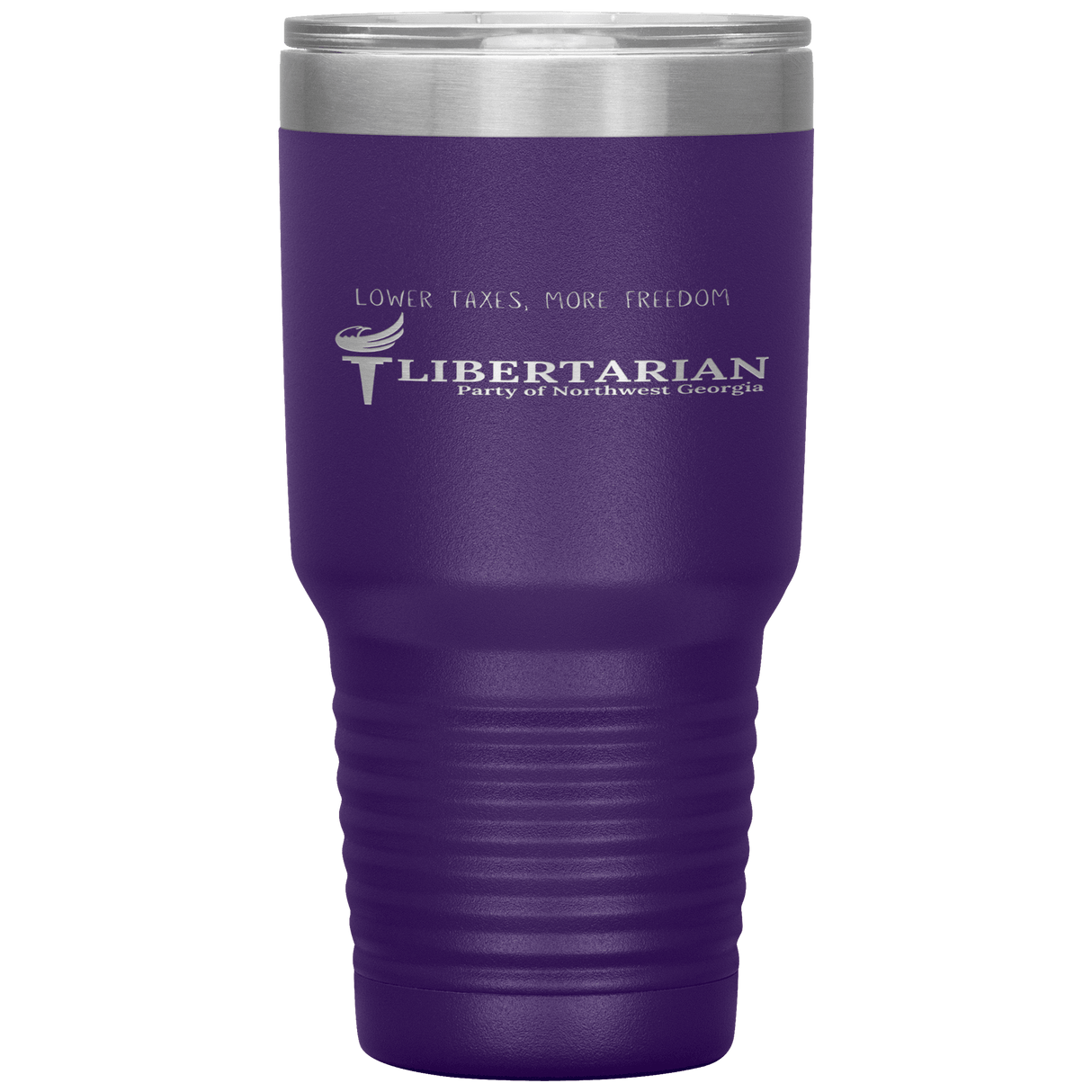 Libertarian Party of Northwest Georgia Tumbler 30oz by Proud Libertarian - Vysn