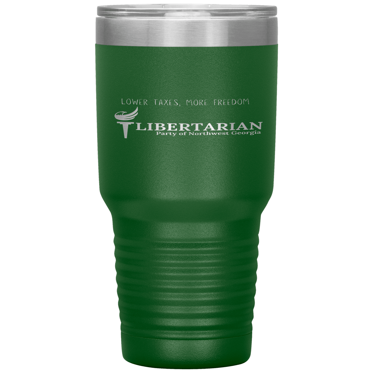 Libertarian Party of Northwest Georgia Tumbler 30oz by Proud Libertarian - Vysn