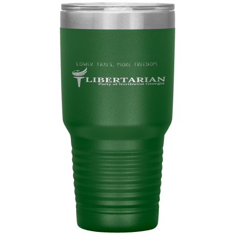 Libertarian Party of Northwest Georgia Tumbler 30oz by Proud Libertarian - Vysn