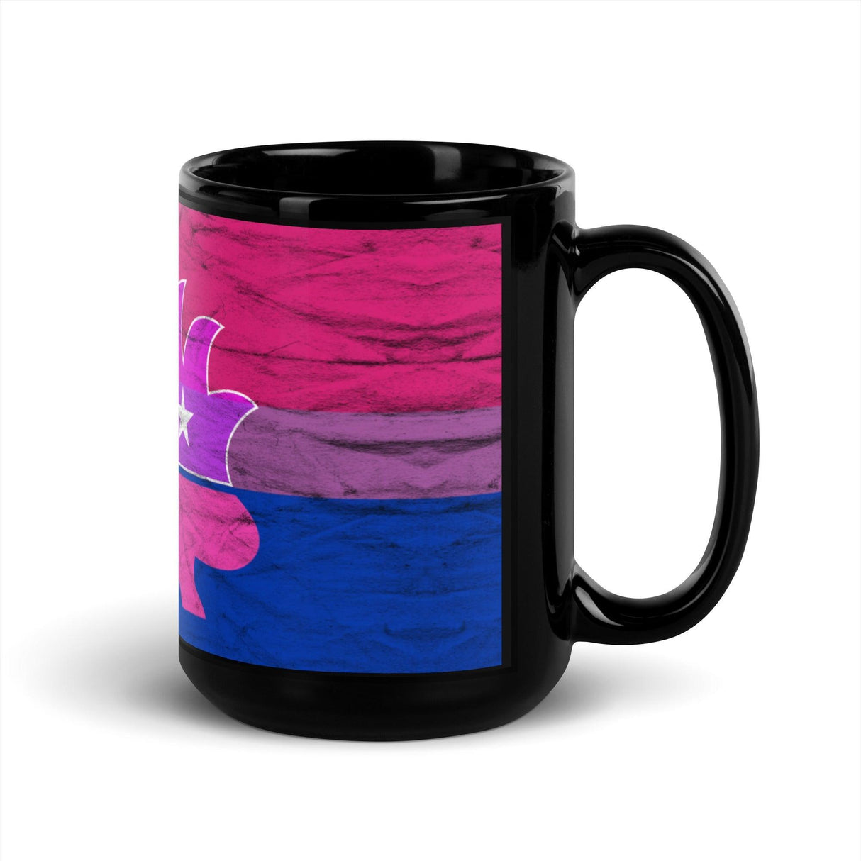 Libertarian Porcupine - LGBTQ - Bisexual Black Glossy Mug by Proud Libertarian - Vysn