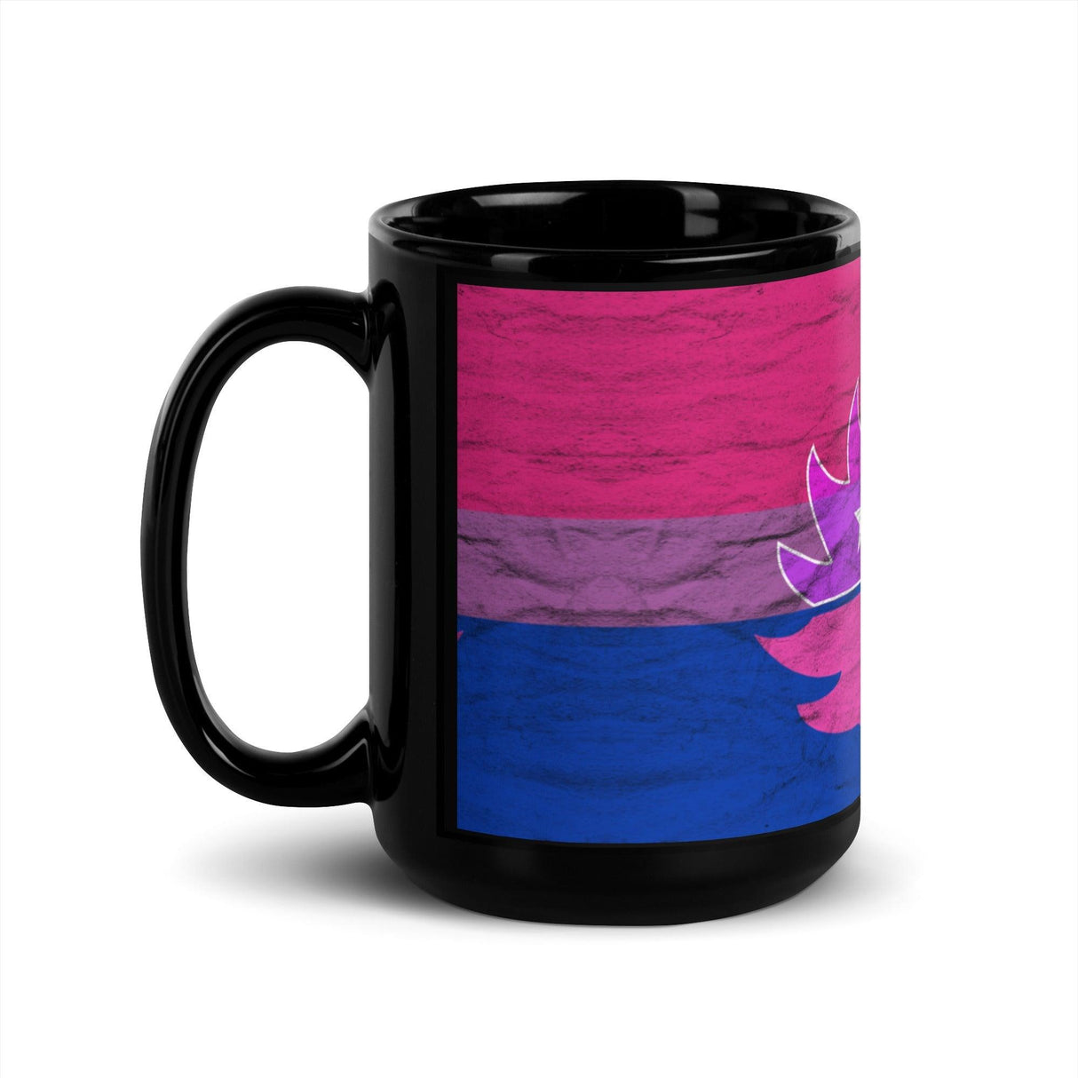 Libertarian Porcupine - LGBTQ - Bisexual Black Glossy Mug by Proud Libertarian - Vysn