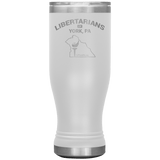 Libertarians of York PA Vaccuum Tumbler by Proud Libertarian - Vysn