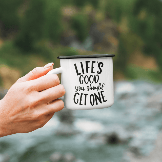 Lifes Good You Should Get One Sarcastic Mug by WinsterCreations™ Official Store - Vysn