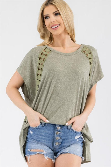 Light Green Subtle Details Top - VYSN