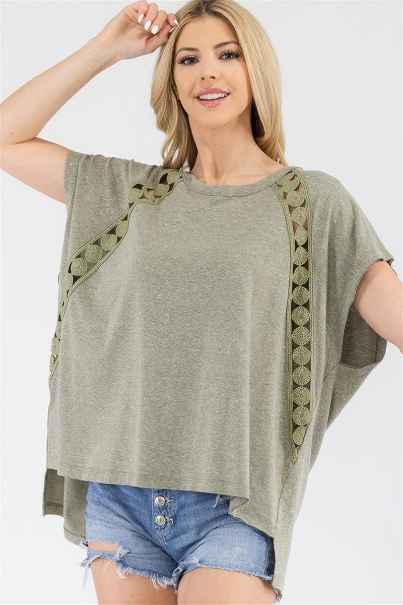 Light Green Subtle Details Top - VYSN