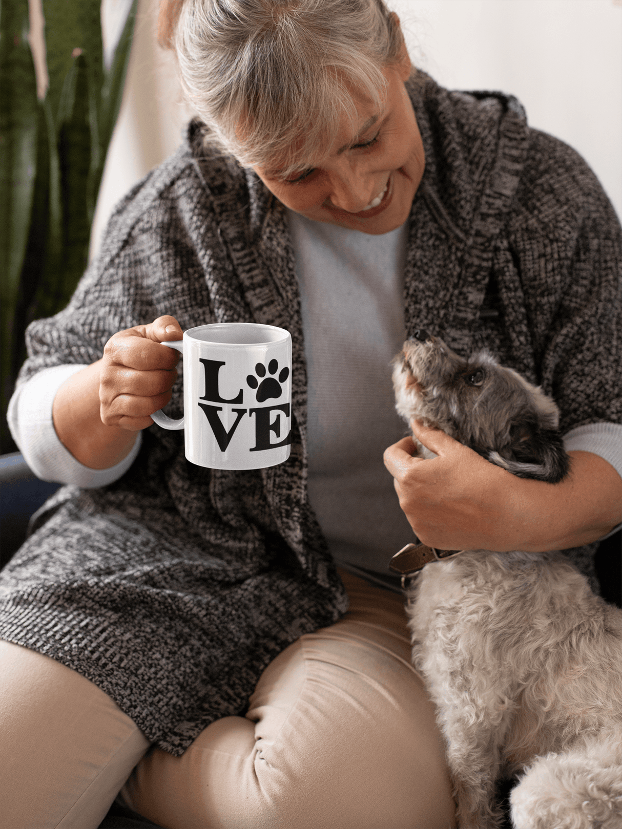 Love Paw Dog Mom Mug by WinsterCreations™ Official Store - Vysn