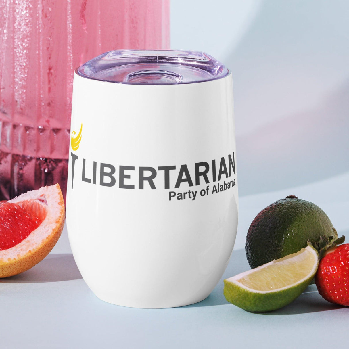 LP Alabama Wine tumbler by Proud Libertarian - Vysn