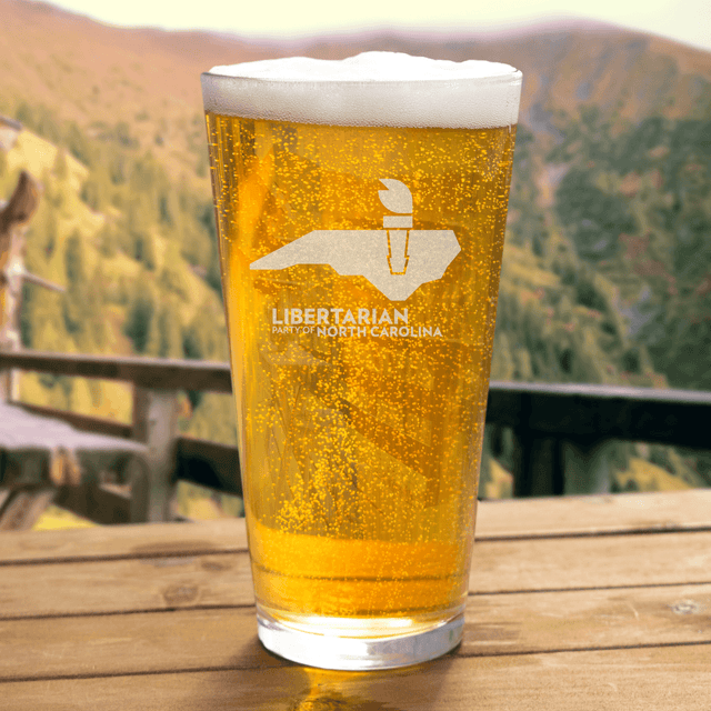 LPNC Pint Glass by Proud Libertarian - Vysn