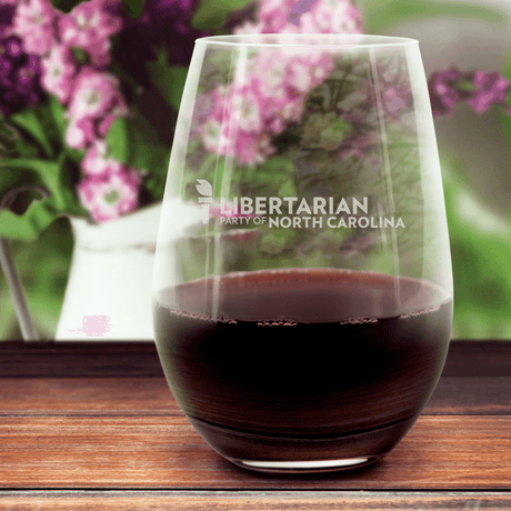 LPNC Stemless Wine Glass by Proud Libertarian - Vysn