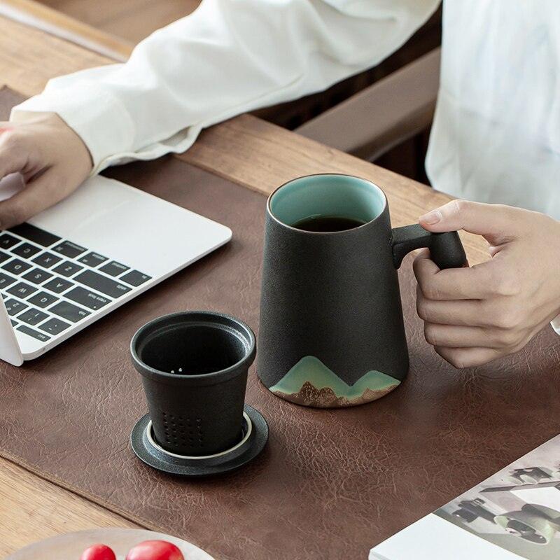 LUWU Mountain Ceramic Tea Mug by Blak Hom - Vysn