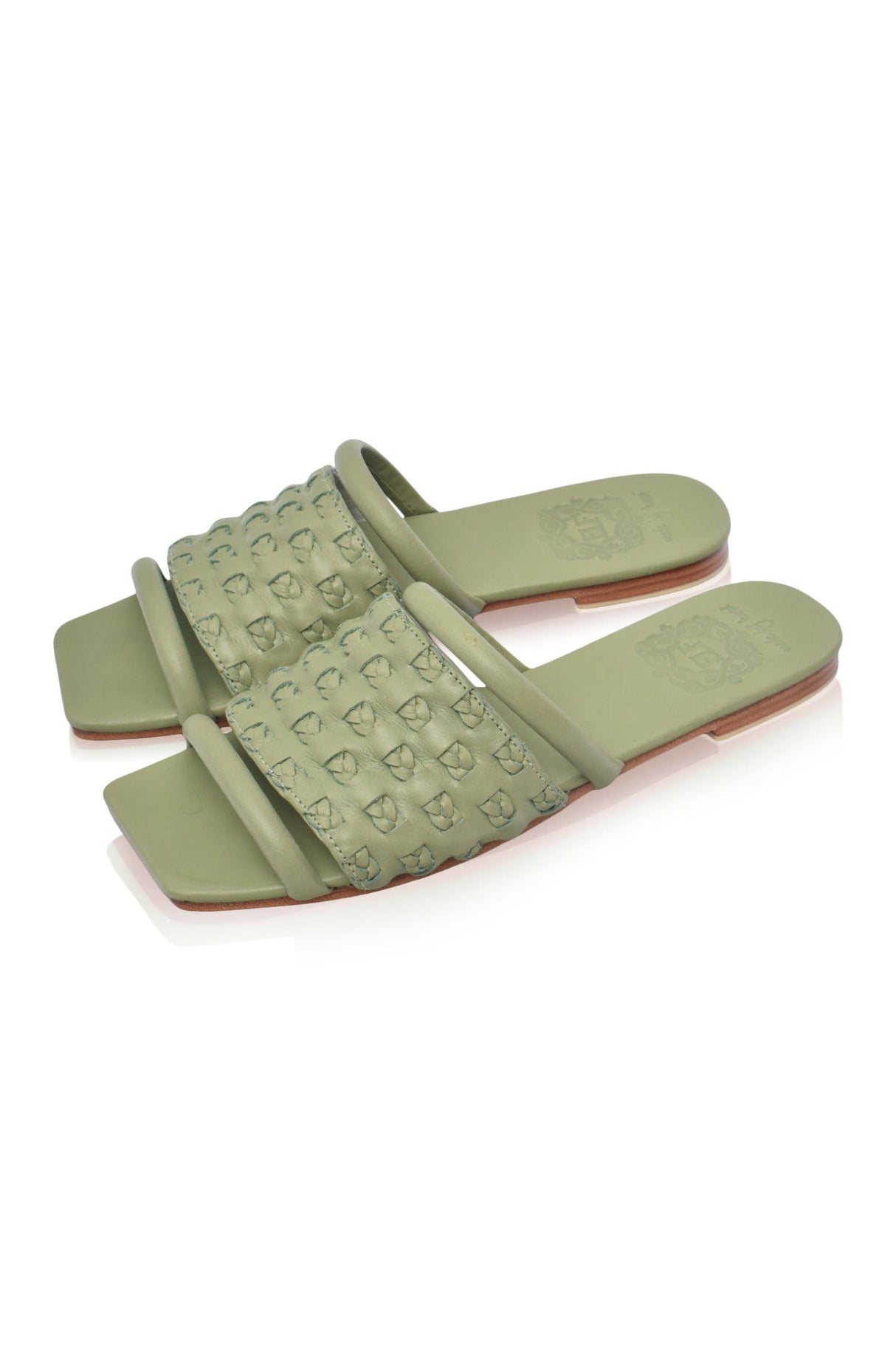 Majorca Leather Slides by ELF - Vysn