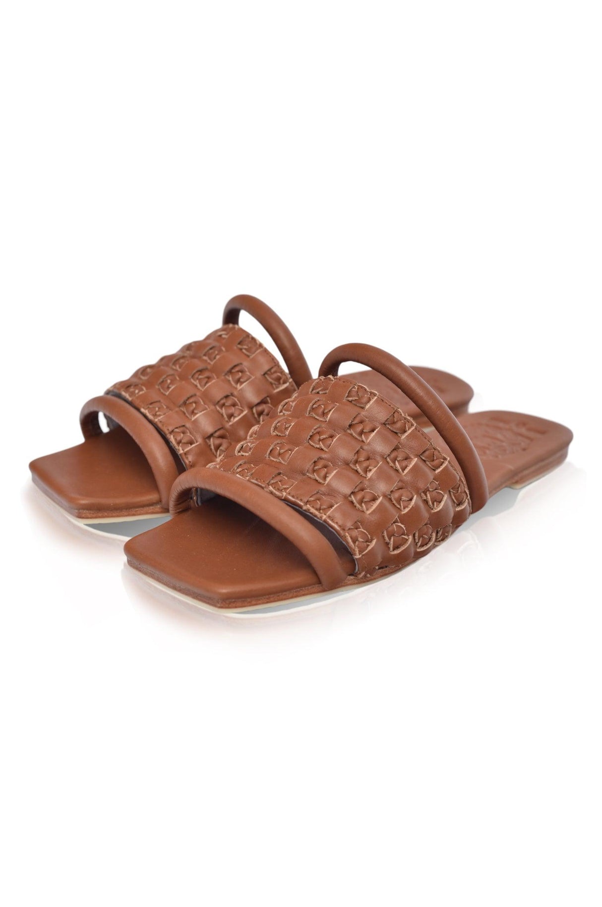 Majorca Leather Slides by ELF - Vysn