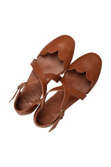 Mangrove Leather Flats by ELF - Vysn