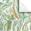 Marbleized Mint 20" x 30" Gift Tissue Paper by Present Paper - Vysn