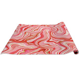 Marbleized Red Christmas Gift Wrap by Present Paper - Vysn