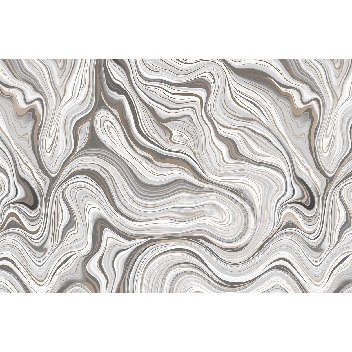 Marbleized Silver 20" x 30" Gift Tissue Paper by Present Paper - Vysn