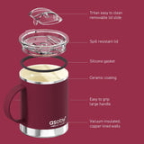 Maroon Ultimate Mug by ASOBU® - Vysn