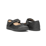 Mary Jane Captoe Sneakers in Black Dots by childrenchic - Vysn