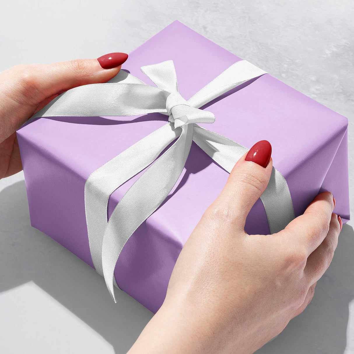 Matte Lavender Gift Wrap by Present Paper - Vysn